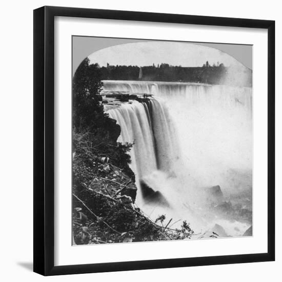 Horseshoe Falls as Seen from Goat Island, Niagara Falls, Early 20th Century-George Barker-Framed Photographic Print