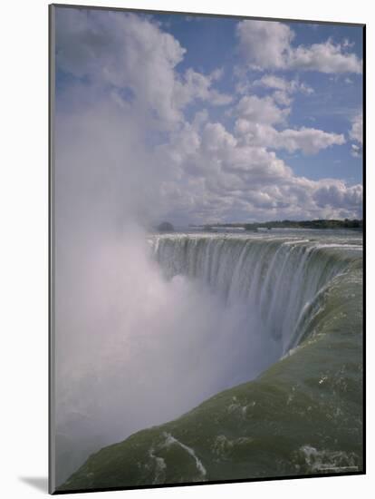 Horseshoe Falls from Table Rock, Niagara Falls, Niagara, Ontario, Canada, North America-Geoff Renner-Mounted Photographic Print