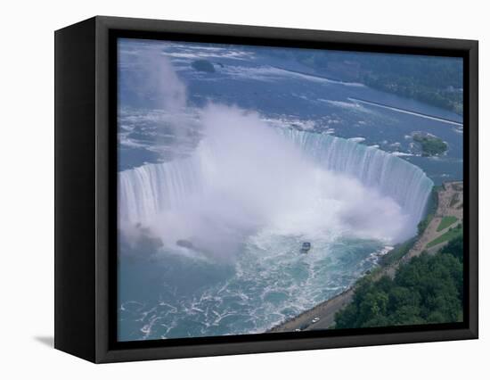 Horseshoe Falls, Niagara Falls, Niagara, Ontario, Canada, North America-Roy Rainford-Framed Stretched Canvas