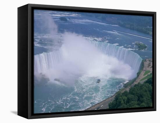 Horseshoe Falls, Niagara Falls, Niagara, Ontario, Canada, North America-Roy Rainford-Framed Stretched Canvas