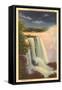 Horseshoe Falls, Niagara Falls-null-Framed Stretched Canvas