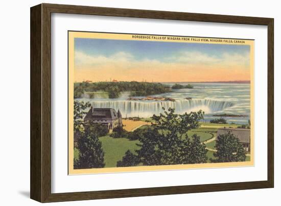 Horseshoe Falls, Niagara-null-Framed Art Print