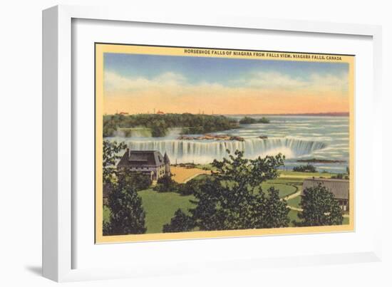 Horseshoe Falls, Niagara-null-Framed Art Print