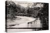 Horseshoe Falls on the River Dee, Near Llangollen, Wales, Early 20th Century-null-Stretched Canvas