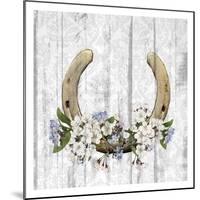 Horseshoe Floral 1-Kimberly Allen-Mounted Art Print