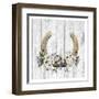 Horseshoe Floral 1-Kimberly Allen-Framed Art Print