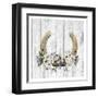 Horseshoe Floral 1-Kimberly Allen-Framed Art Print