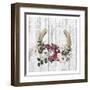 Horseshoe Floral 2-Kimberly Allen-Framed Art Print