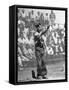 Horseshoe Pitching-Rex Hardy Jr.-Framed Stretched Canvas