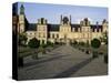 Horseshoe Staircase, Chateau of Fontainebleau, Unesco World Heritage Site, Seine-Et-Marne, France-Nedra Westwater-Stretched Canvas