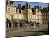 Horseshoe Staircase Dating from 1632-1634, Chateau of Fontainebleau, Seine-Et-Marne-Nedra Westwater-Mounted Photographic Print