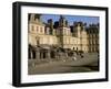 Horseshoe Staircase Dating from 1632-1634, Chateau of Fontainebleau, Seine-Et-Marne-Nedra Westwater-Framed Photographic Print