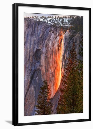 Horsetail Fall-John Gavrilis-Framed Photographic Print