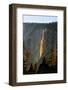 Horsetail Falls in Yosemite Illuminated at Sunset-Peggy Sells-Framed Photographic Print