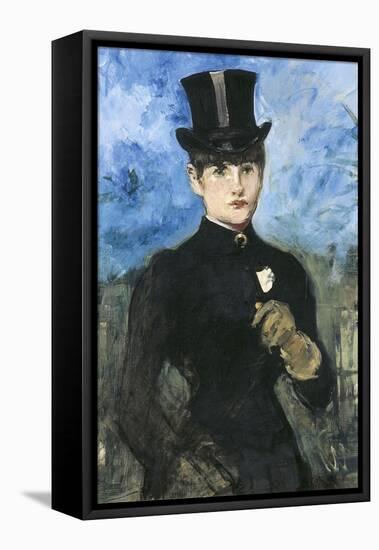 Horsewoman, Fullface-Edouard Manet-Framed Stretched Canvas