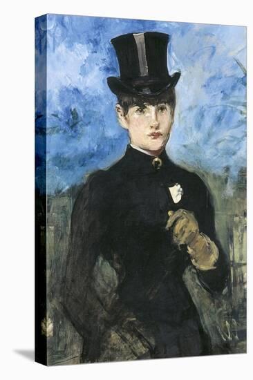 Horsewoman, Fullface-Edouard Manet-Stretched Canvas