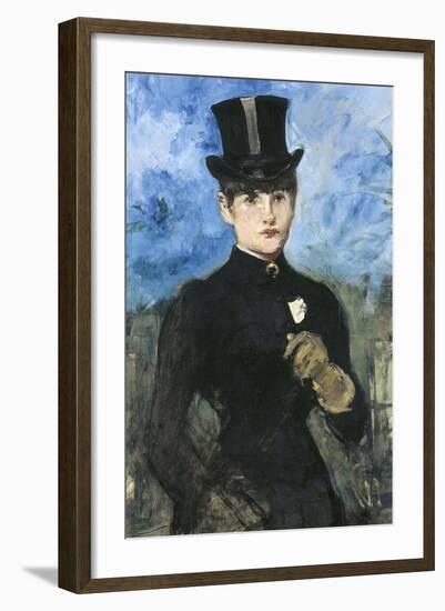 Horsewoman, Fullface-Edouard Manet-Framed Giclee Print