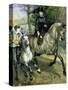 Horsewoman in the Bois de Boulogne, 1873-Pierre-Auguste Renoir-Stretched Canvas