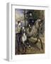 Horsewoman in the Bois de Boulogne. 1873-Pierre-Auguste Renoir-Framed Giclee Print