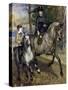 Horsewoman in the Bois de Boulogne. 1873-Pierre-Auguste Renoir-Stretched Canvas