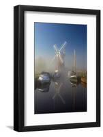 Horsey Mill, Norfolk Broads, Norfolk-Geraint Tellem-Framed Photographic Print