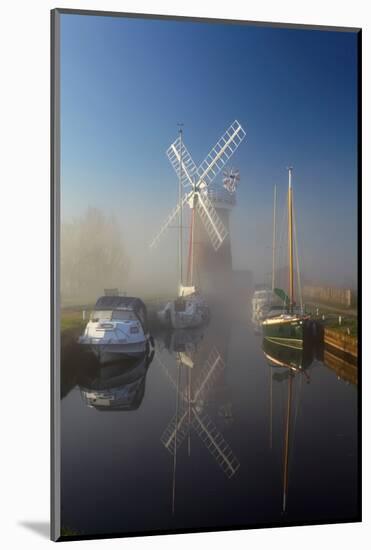 Horsey Mill, Norfolk Broads, Norfolk-Geraint Tellem-Mounted Photographic Print