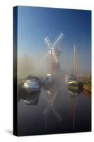 Horsey Mill, Norfolk Broads, Norfolk-Geraint Tellem-Stretched Canvas