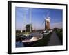 Horsey Windmill, Norfolk Broads, Norfolk, England, United Kingdom-Charcrit Boonsom-Framed Photographic Print