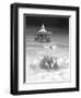 Horsing Around Vertical-Thomas Barbey-Framed Giclee Print