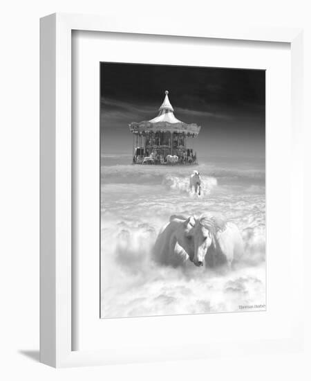 Horsing Around Vertical-Thomas Barbey-Framed Giclee Print