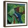 Horsing around-Lisa Graa Jensen-Framed Giclee Print