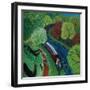 Horsing around-Lisa Graa Jensen-Framed Giclee Print