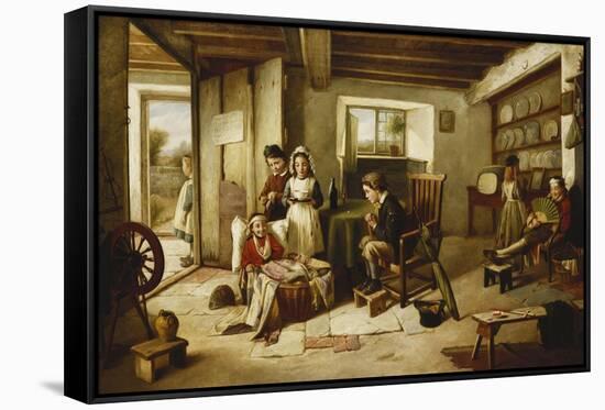 Horspittal for Woonded Solgers Home from Egipt-Charles Hunt-Framed Stretched Canvas