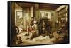 Horspittal for Woonded Solgers Home from Egipt-Charles Hunt-Framed Stretched Canvas