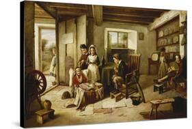 Horspittal for Woonded Solgers Home from Egipt-Charles Hunt-Stretched Canvas