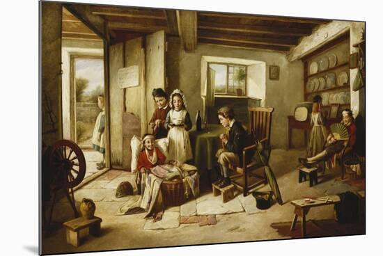 Horspittal for Woonded Solgers Home from Egipt-Charles Hunt-Mounted Giclee Print