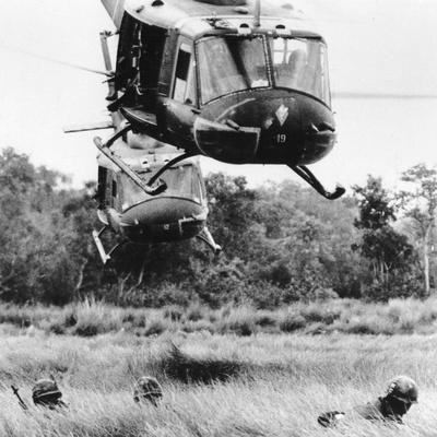 Vietnam War Helicopter Landing