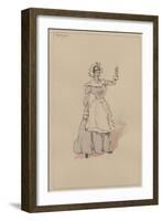 Hortense, C.1920s-Joseph Clayton Clarke-Framed Giclee Print