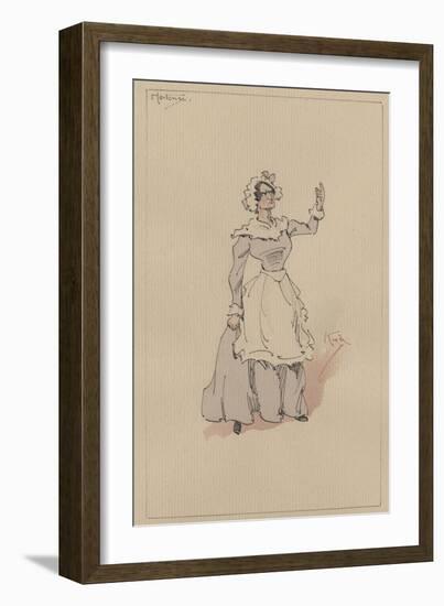 Hortense, C.1920s-Joseph Clayton Clarke-Framed Giclee Print