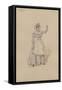 Hortense, C.1920s-Joseph Clayton Clarke-Framed Stretched Canvas