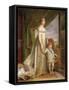 Hortense-Eugénie De Beauharnais (1783 - 1837), Queen of Holland and Her Son Charles Napoléon Bonapa-Francois Pascal Simon Baron Gerard-Framed Stretched Canvas