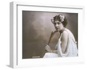 Hortense Schneider French Soprano Singer Who Appeared in Many of Offenbach's Operettas-null-Framed Photographic Print