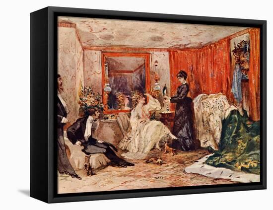 Hortense Schneider-Edmond Morin-Framed Stretched Canvas