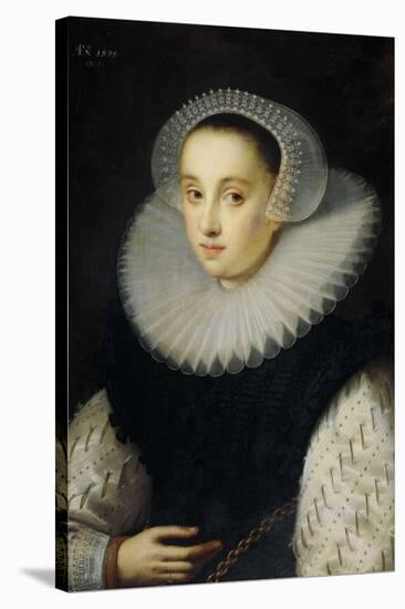 Hortensia del Prado (d 1627). Dating: 1599. Measurements: h 68 cm × w 52 cm; d 3 cm.-Gortzius Geldorp-Stretched Canvas