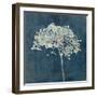 Hortensia Silhouette Sapphire-Cora Niele-Framed Photographic Print