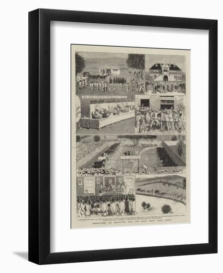 Horticultural and Agricultural Show, York Castle, Pedro's Valley, Jamaica-null-Framed Premium Giclee Print