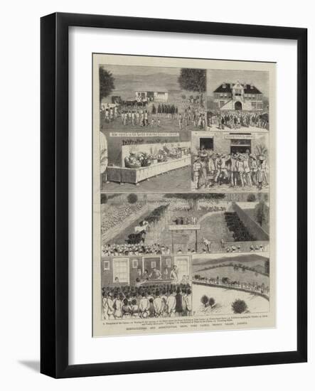 Horticultural and Agricultural Show, York Castle, Pedro's Valley, Jamaica-null-Framed Giclee Print