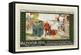 Horticulural Exhibition, Altona, Germany, 1914-null-Framed Stretched Canvas