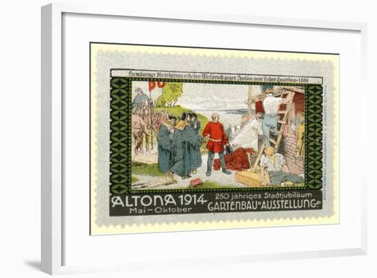 Horticulural Exhibition, Altona, Germany, 1914-null-Framed Giclee Print
