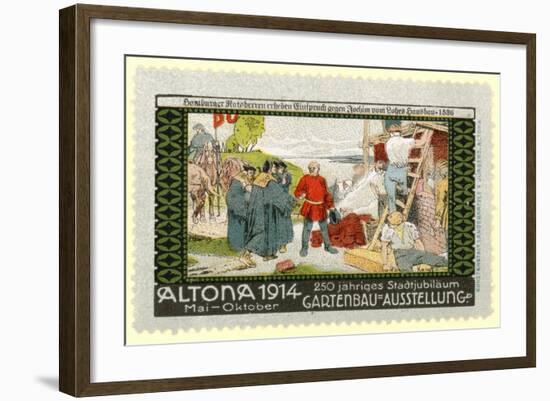 Horticulural Exhibition, Altona, Germany, 1914-null-Framed Giclee Print